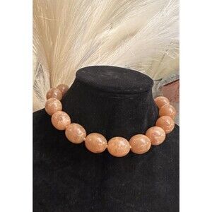 Vintage 16” Bakelite Art Deco Butterscotch Egg Yolk Necklace | 75gms